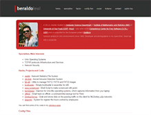 Tablet Screenshot of beraldoleal.com